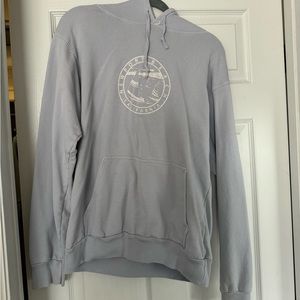 Brandy Melville Newport Beach light blue hoodie